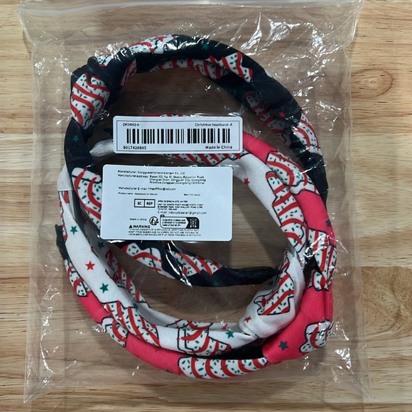 NWT | Set of (3) Little Debbie Christmas Tree Headbands - Picture 9 of 9